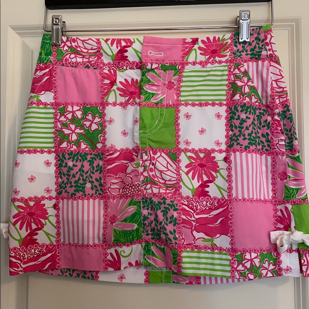 Lilly Pulitzer Patchwork Skort Size 2 - image 1